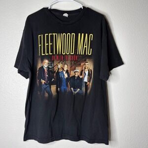 Fleetwood Mac On With The Show World Tour 2014 2015 Concert T-Shirt Black XL